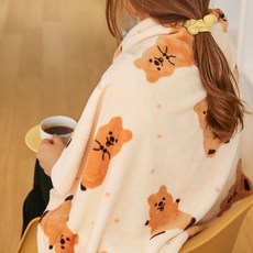 MOCHITOWN Kiki Quokka 短尾矮袋鼠貂絨柔軟毛毯