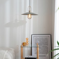 히트조명 스완 1등 펜던트 조명 D26069, 그레이(D26069GR)