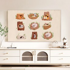 Sonio 動物圖案鬆緊帶電視罩, 04 森林