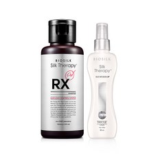BIOSILK Silk Therapy 絲洛比 XP 護髮素 80ml+RX 洗髮精 105ml, 1套