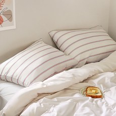 The Zari 中世紀現代風條紋枕頭套