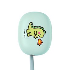 트라이코지 다이노 LED 미니 휴대용 칫솔살균기, 민트, STB-022