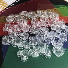 Moneyfull 心形多功能角落夾 白色, 1入, 3 x 2.6 cm, 20個