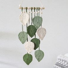 선빛 리프 행잉 태피스트리 인테리어 소품 풍경 문종, 그린