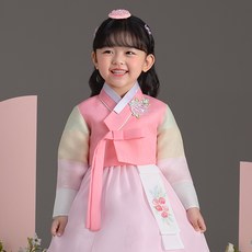 TheyeHanbok 女童款855紅寶石月亮韓服套裝