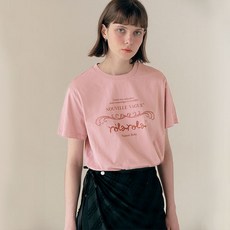 rolarola 女款 VINTAGE NOUVELLE LOGO HALF T SHIRT