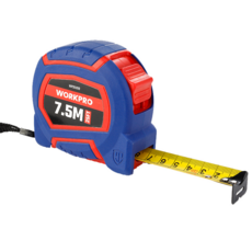 WORKPRO 橡膠捲尺 6/24 7.5m x 25mm WP261010, 1個