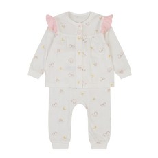 Happyland 新生兒用 Pave 莫代爾內衣上下套裝