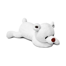 小熊造型玩偶, 白色