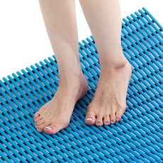 Comforliving 浴室防滑墊 巨無霸 90 x 100 cm, 藍色, 1個