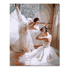 ADICO DIY 彩繪 舞者 PFF36 40 x 50 cm, 混合色, 1個