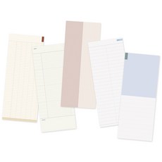 Pandamong 長型筆記便條紙均碼5入, 混色, 1套