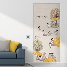 꾸밈 책을읽자4 현관문시트지 id021, 2.이미지