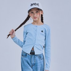 Berried 女童修身針織開襟衫