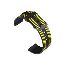 VICHELLE Protail Galaxy Watch 2 矽膠錶帶 44mm, 單一商品, 黃色