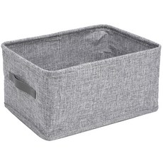 Hanui 普通折疊布方籃特大號, 灰色, 1個