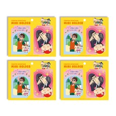 蠟筆小新 照片卡迷你收納冊 最愛 4入, 混色