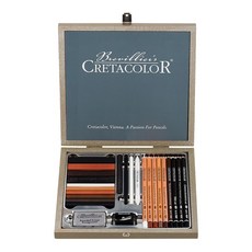 CRETACOLOR 激情盒綜合素描工具套組 25 40041, 混色, 1套