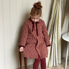 C 克拉雷特格紋大衣