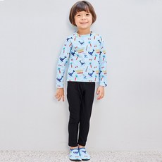 IAMBEBE 幼兒用浮潛海豚防磨衣上下裝套組