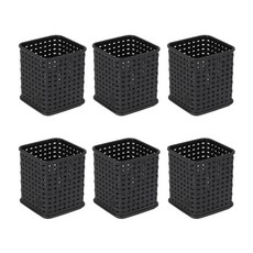 MY STYLE 正T籃 1號, 黑色, 6個