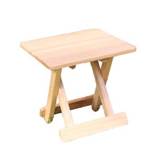 Supsokae 感性露營Stanley水桶折疊式原木支架 方形, 自然木色