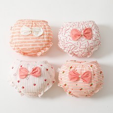 BEBENIZ 女孩童荷葉邊內褲4件組