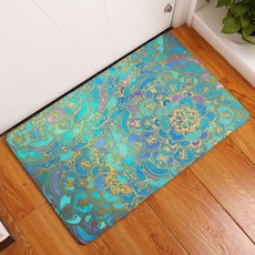 I Love Home 幾何花卉多用途地墊, TYPE10