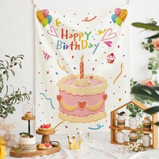 Sunbit 室內裝飾 快樂生日海報, 2號