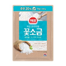 해표 꽃소금, 1.2kg, 1개