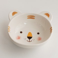 Moi Natural 迷你動物碗, 1個, 老虎