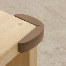 Allday Lab 嬰幼兒用EVA轉角防撞條 邊角安全防護墊, 深棕色, 5cm, 12個