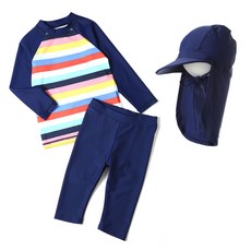 F-leader 兒童防曬泳衣 + 長褲 + 帽子
