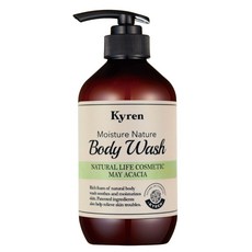 Kyren Nature保濕鎮靜沐浴露 五月槐花香, 500ml, 1瓶
