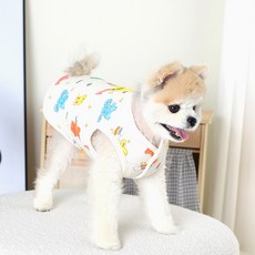 AMYLOVESPET 寵物 BA 蠟筆胸背帶鋪棉外套, ONE COLOR, 1個