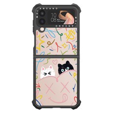 모란카노 임팩트 디자인 라인아트 휴대폰 케이스