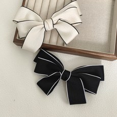 Style Planet 可愛風蝴蝶結自動髮夾 2件組