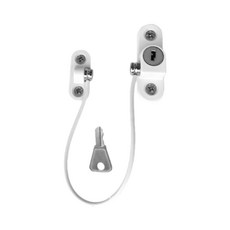 Pism窗戶安全鋼絲鎖 白色, 1個