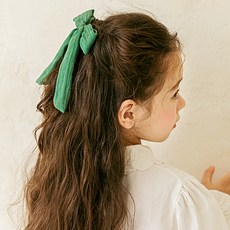 chenny bongbong 女童華爾滋雪紡馬尾抓夾