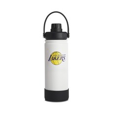 NBA 화이트 보온 보냉 텀블러, 로스 앤젤레스 레이커스, 1개, 500ml