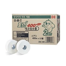 Tomi 壓花雙層特大卷 400m DBJ-109, 12卷, 1包