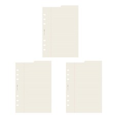 PLEPIC A5 6孔雙面索引墊線自然3p, 30張