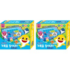 Haksanpub 鶴山文化社 i-Nuri 碰碰狐 鯊魚寶寶 尋找家人 骨牌合作遊戲 IN2870 2入, 混合色