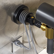 TAD 吹風機支架, 黑色, 1個