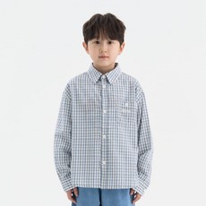 OUTDOOR PRODUCTS 兒童泡泡紗格紋襯衫 OD261ISH06_LBL