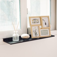 Highline Sunny Seal 掛式鐵製多用途窗框層架 600, 1個, 深灰色