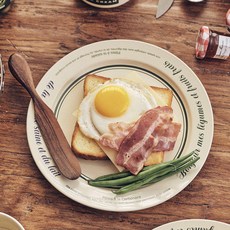 Teeny Blanc 字母農夫市集圓盤, 混合色, 1個