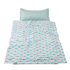 코니아일랜드 라텍스 북유럽 블루패드 여름용 구름솜 낮잠이불세트 일체형, 허니엘리펀트 블루(낮잠이불), 랜덤발송(방수가방)