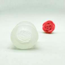 몰드비 둥근 장미 꽃 수제 실리콘 몰드 단품 1개입