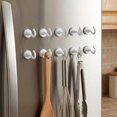 마메 초강력 자석고리, 화이트, 10개